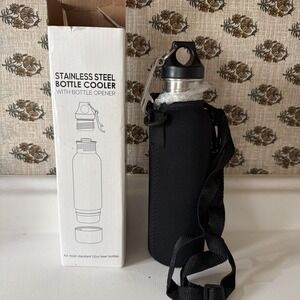 Top Connect Stainless Steel Bottle Cooler Opener